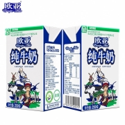 欧亚(Europe-Asia)高原全脂纯牛奶250g*24盒 绿色食品认证 250g*24盒