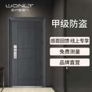 WL王力甲级安全进户门防盗门子母单门家用定制CL57 CL57 单门机械锁