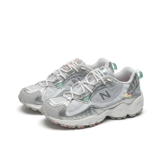 New Balance NB官方女款703系列WL703BE简约舒适时尚百搭休闲鞋复古老爹鞋露营 银色/白色 WL703BE 35(脚长22cm)