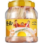 珠江桥牌 银丝蛋面 出口欧盟配方 非油炸鸡蛋面条挂面 出口装 715g 广东老字号