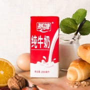 燕塘 纯牛奶200ml*16盒*2箱