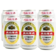 天猫U先：YANJING BEER 燕京啤酒 燕京精制啤酒330ml*6罐装啤酒