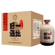 金六福 一坛好酒 2017年 兼香型白酒 40.8度 500ml*4瓶 整箱装（年份白酒纯粮酒）【中秋节送礼礼物】