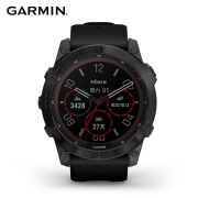 佳明（GARMIN）Fenix7X太阳能蓝宝石镜面DLC钛合金表圈触摸屏碳黑色旗舰版达人健身户外运动手表