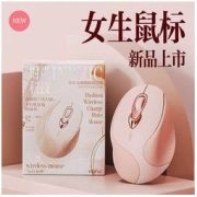 inphic 英菲克 M8无线鼠标静音男女生可爱充电款游戏办公台式适用小米戴尔