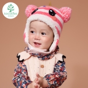 kocotree婴儿帽子男宝宝秋冬儿童毛线帽幼儿女小童针织帽小孩可爱超萌 幸运独角兽 M：建议5-10岁