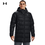 安德玛（UNDERARMOUR）Armour Bench男子梭织保暖训练运动羽绒服外套1364902 黑色001 L