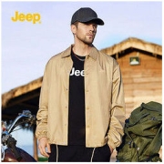 Jeep 吉普 外套男秋季成熟潮流帅气宽松2021新款男士夹克休闲秋装潮