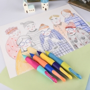 思笔乐（STABILO）胖胖铅自动铅笔 小学生文具 1.4mm儿童正姿自动铅笔 HB铅笔 送笔芯（碧绿/荧光绿）