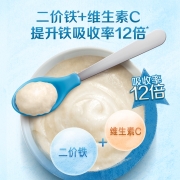 嘉宝(Gerber)米粉婴儿辅食 高铁米粉宝宝米糊 【初期】钙铁锌麦粉250g 1