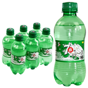 京喜app、有券的上:七喜 汽水 300mlx6瓶*1件