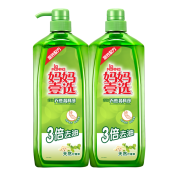 京东极速版: 妈妈壹选 天然柠檬草洗洁精1.28kg+补充装1.28kg双支装