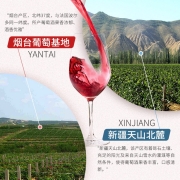 张裕 多名利 优选级 赤霞珠干红葡萄酒 750ml*6瓶 整箱装 国产红酒