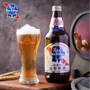 有券的上：蓝带 blue ribbon 小蓝王啤酒11度  640ml  单支装