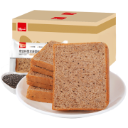 再补货：泓一 奇亚籽黑全麦吐司面包500g