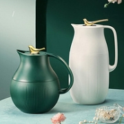 红胆科技48h保温，1键开启：物生物 云雀 高颜值复古保温水壶 950ml
