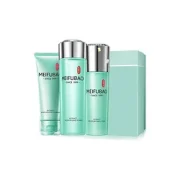 PLUS会员：MEIFUBAO 美肤宝 精萃舒润套装 三件套（洁100ml+水160ml+乳120ml）*拍2件