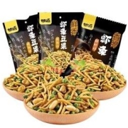 KAM YUEN 甘源 虾条豆果 烤肉味 鲜虾味 共485g