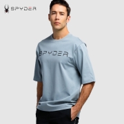 SPYDER 春夏男子356STYLE系列短袖T恤圆领半袖男潮流时尚宽松休闲20CS453M 白色-100 L