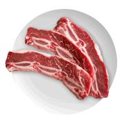 PLUS会员：恒都 谷饲原切牛肋排 500g*3件