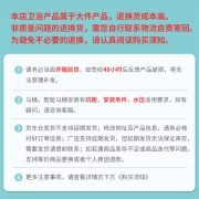 惠达(HUDIA)卫浴节水静音喷射虹吸式抽水马桶家用陶瓷节水防臭坐便器6321 小户型快拆盖板（6321） 400mm坑距（千城送装 厂家直发）