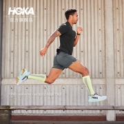 HOKA ONE ONE男女林康3减震公路跑步鞋Rincon3透气轻便防滑运动鞋 白色/玻璃蓝-男 42.5/270mm