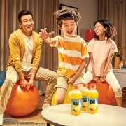 美汁源 Minute Maid 果粒橙 橙汁 果汁饮料 300ml*12瓶 整箱装 可口可乐公司出品 新老包装随机发货