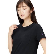 日版，Champion冠军牌 女士 BASIC基础款口袋T恤 CW-M321