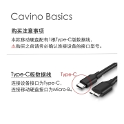 东芝(TOSHIBA) 2TB 移动硬盘 新小黑A3系列 Type-C 商务黑 一根数据线连接电脑端为Type-C接头