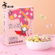 窝小芽 婴幼儿蝴蝶面25g*7包/盒 宝宝果蔬猪肝面条强化钙铁锌无添加盐白砂糖儿童彩蝶面