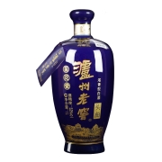 泸州老窖 蓝花瓷 头曲 大瓶大容量 浓香型白酒 52度 1000ml 单瓶