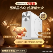 云米（VIOMI） 【新品】净水器家用6年长效RO膜厨下反渗透大流量1000G直饮机0陈水智能净水机 1000G零陈水【前50名抢扫地机】