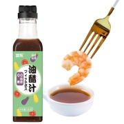 坂东 0脂肪0糖油醋汁无糖 健身餐轻食水果蔬菜鸡胸肉低脂沙拉酱汁268g