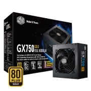 酷冷至尊(CoolerMaster)额定750W GX750金牌全模组电源(支持双CPU/日系电容/50℃无损/电脑组件/五年质保)