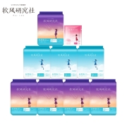 纳可软风研究社卫生巾天然系组合套装日用夜用姨妈巾57片装（245mm*30片+290mm*10片+360mm*16片+1片体验装）