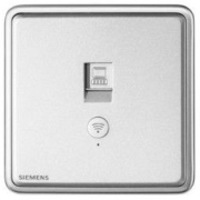 百亿补贴：SIEMENS 西门子 WiFi面板 白色AP面板【一居室】2只装