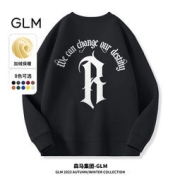 GLM 2022新款男士圆领美式复古卫衣 多色