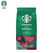星巴克(Starbucks)精细研磨咖啡粉 佛罗娜 乌拉圭原装进口手冲咖啡粉黑咖啡 深度烘焙 200g可做20杯