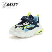 SNOOPY史努比童鞋男童运动鞋2022秋季新款儿童休闲网面透气鞋子中大童跑步鞋 蓝米 27码内长约170mm