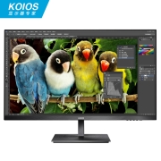 KOIOS K2721UB 27英寸IPS广色域4K Type-C窄边框 旋转升降 专业设计显示器 黑色