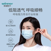 稳健医用外科口罩一次性医疗口罩三层正规正品成人儿童夏薄医护用