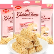 金冠 燕麦味巧克力营养麦片棒 125g