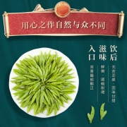 福茗源 茶叶 龙井茶绿茶 首件28元买2送1同款 2022新茶豆香型龙井茶罐装 礼盒装125g口粮茶