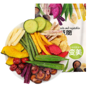 再降价、PLUS会员：比比赞  综合果蔬脆 250g