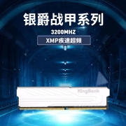 金百达（KINGBANK）8GB DDR4 3200 台式机内存条 银爵系列