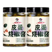 再降价、京东特价APP：辣妹子 皮蛋烧椒酱 180g*2罐