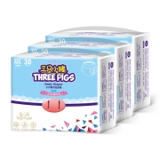 三只小猪Thethreepiggy3D轻薄拉拉裤XXXL码90片(20KG以上)