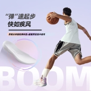 李宁男鞋篮球鞋2022利刃3天空之境配色男子轻量高回弹篮球专业比赛鞋ABAS091 荧光浅粉/水蓝色-2 42