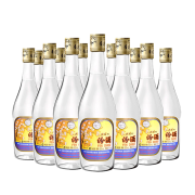 PLUS会员：汾酒 出口玻汾 53%vol 清香型白酒 500ml*12瓶 整箱装