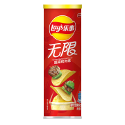限地区：Lay's 乐事 无限薯片 嗞嗞烤肉味 104g *3件